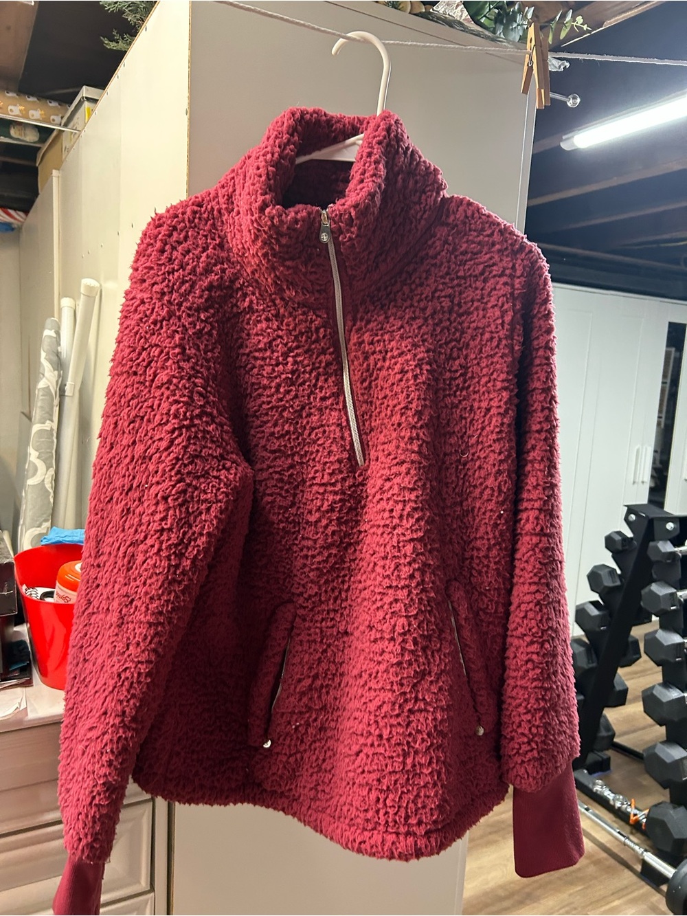 Full-fleece quart-zip pullover